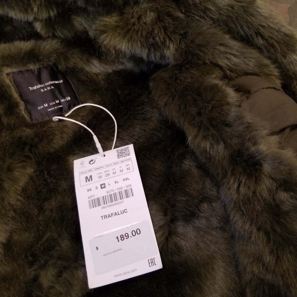 ZARA Camouflage Parka - Picture 5 of 8